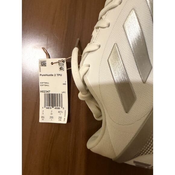 NWOB Adidas PurehHustle 2 TPU Softball Cleats Womens 8.5 - Picture 6 of 7